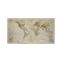Vintage mapa del mundo lienzo pintura impresión cartel tierra pared cuadros para sala de estar decoración nórdica moderna arte decoración del hogar