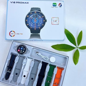 新款 V16 PRO MAX 智能手表 49 毫米 TFT 显示屏 全屏无线充电器 IP67 防水 接听电话 Android <span class=keywords><strong>3</strong></span> 种颜色 - Product Image 5