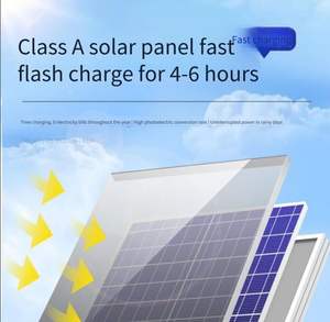 Nueva Lámpara Solar Estroboscópica Cuatro en Uno, Luz Exterior para Patio, Hogar, Iluminación de Alta Potencia, Farola - Product Image 4