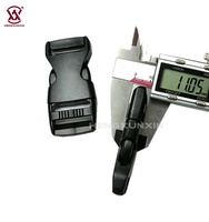 Boucle de ceinture réglable en plastique pour sangle de 25 mm, style professionnel, boucles à dégagement rapide, boucle robuste et résistante