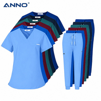 Ensemble de pantalons de jogging extensibles personnalisés ANNO pour les cliniques médicales et les uniformes infirmiers, fabrication OEM/ODM