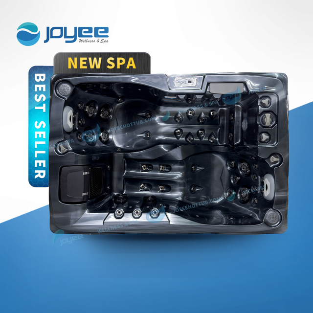 JOYEE OEM Hot Tub 2 Persons Sex SPA Mini Good Quality Modern Jacuzzis Whirlpool Hydro Therapy with Waterfall & Fountains