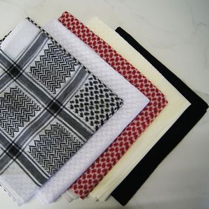 Nouveau design, logo personnalisé, écharpe en coton pour hommes, style musulman <span class=keywords><strong>arabe</strong></span>, modèles classiques, écharpe jacquard rouge et blanche - Product Image 4
