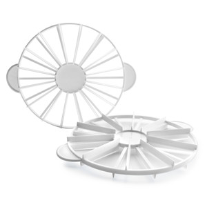 Decoratore per Torte Rotondo in Plastica, Strumento per Pasticceria e Decorazione Dolci - Product Image 1