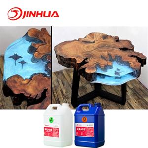 Résine époxy dure non jaunissante pour table de rivière - Résine transparente cristalline protégée contre les UV pour un art durable - Product Image 2