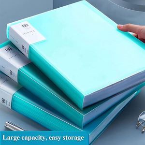 Hot Sale 60 Pockets A4 Sheet Protectors Display <b>Portfolio</b> Book <b>Folder</b> High Quality Clear Sleeves Presentation Book Best Document - Product Image 3