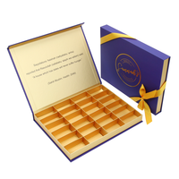 Boîte personnalisée pour dattes Medjool Eid Mubarak, emballage cadeau Ramadan avec séparateurs pour chocolat, baklava, bonbons, emballage de friandises