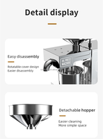 Presse à Huile Automatique BO3 Efficace pour Usage Domestique, Extraction d'Huile Chaude et Froide en Acier Inoxydable, Contrôle de Température Sésame Arachide