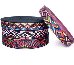 Good Quality Colorful Sublimation Printing Polyester Webbing Strap For Pet Collar And Leash