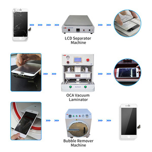 Petite presse à laminer de 16 pouces, collage OCA, protection du verre sur les écrans pour la réparation d'écrans LCD d'iPhone et de Samsung - Product Image 6