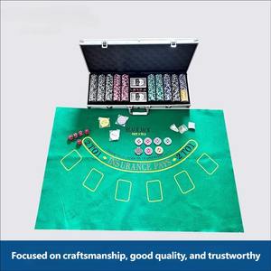 Tapis de jeu de mahjong et d'échecs moderne et durable, ensemble de jetons spécial, jetons en plastique de qualité professionnelle, idéal pour les salles de jeu transfrontalières - Product Image 5