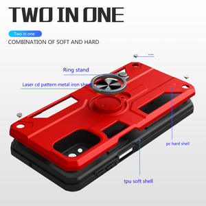 Funda con Anillo Magnético para Coche para Motorola G10 G20 G30 G50 5G G60 G60S, Funda Protectora para Teléfono <span class=keywords><strong>Moto</strong></span> G100 Edge - Product Image 3