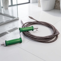 Desatascador de Tuberías de Grado Profesional, Serpiente Flexible de Acero de 1-20M para Desagües de Inodoros, Lavabos y Baños, Herramienta para Eliminar Obstrucciones