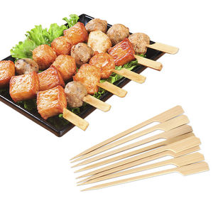 Brochettes en bambou de qualité alimentaire, couleur naturelle, écologiques, sûres, pour la <span class=keywords><strong>cuisson</strong></span> au <span class=keywords><strong>barbecue</strong></span> à la maison, au restaurant - Product Image 4