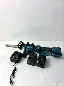 Mini-tronçonneuse <span class=keywords><strong>sans</strong></span> <span class=keywords><strong>fil</strong></span> 21V de 12 pouces pour l'élagage des vergers, scie à une main avec protection de sécurité pour la coupe d'arbres, vente en gros - Product Image 1