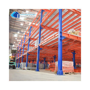 פלדה מובררת מחסן רב ברמת מחסן תעשייתי עם ציפוי אבקת מערכת תאורה - Product Image 1