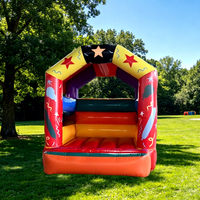 Château gonflable 3x3m d'occasion de qualité commerciale pour enfants et adultes avec souffleur