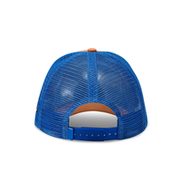 Casquette Trucker Marron Classique en Tissu Suédé et Maille à 5 Panneaux avec Logo Brodé en 3D - Idéale pour les Voyages et Activités de Plein Air