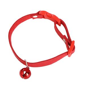 여러 색상 옵션 심플 벨 스웨이드 칼라 장식 조정 가능한 액세서리 고양이와 개 애완 동물 목걸이 - Product Image 2