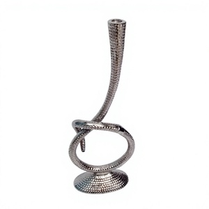 Bougeoir d'une seule pièce Vente en gros Bougeoir élégant Bougeoir de table pour fêtes d'anniversaire Bougeoir décoratif en aluminium massif - Product Image 1