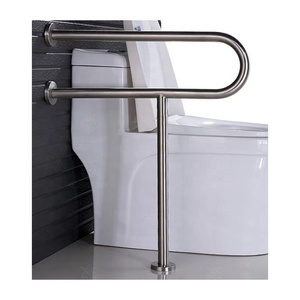 U Shape Disabled Security Toilet AccessibleToilet Stainless Steel Handrail Bracket Shower <strong>Grab</strong> <strong>bar</strong>