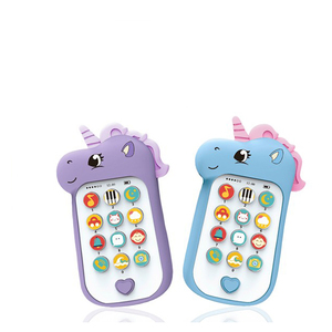 Teléfono Musical Educativo Unicornio para Bebés con Luz y Sonido, Juguete de Aprendizaje Interactivo, Teléfono Móvil para Niños Pequeños, Regalo - Product Image 1