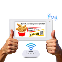 Etiquetas de Precio Digitales ESL Systems con Pantalla E-Ink, Fácil Instalación, Alta Resolución, Etiqueta Electrónica para Estantes de Supermercado, FCC CE