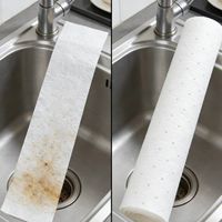 Tampons absorbants en gros à bas prix pour hottes de cuisine, tampons universels anti-graisse, épaissis et anti-fuite, blancs