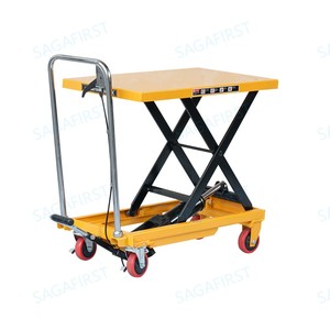 Plateforme à ciseaux hydraulique électrique 500 kg, plateforme élévatrice, chariot élévateur hydraulique, chariot pour le levage de marchandises - Product Image 6
