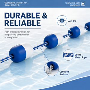 Cuerda Flotante para Piscina, Cuerda de Seguridad con Ganchos para Delimitar el Área de la Piscina, Resistente al Cloro - Product Image 4