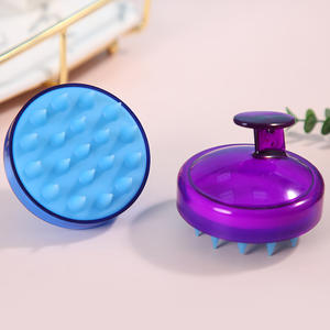 Cepillo para masaje del cuero cabelludo, 8x8x6,5 cm, silicona suave para uso doméstico, cepillo para champú, peine para baño - Product Image 2