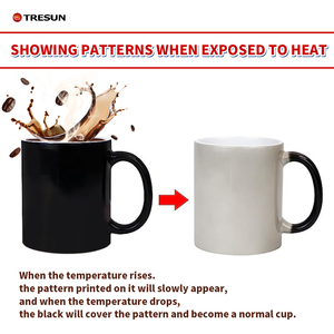 11 oz Hộp quà tặng tùy chỉnh in logo cà phê gốm nước thăng hoa nhiệt nhạy cảm màu sắc thay đổi ma thuật cốc cốc cho thăng hoa - Product Image 2