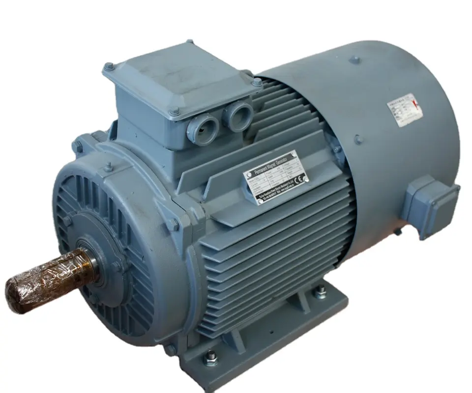 Venda direta da fábrica 5kw 150rpm turbina eólica/água gerador azul potência baixo rpm gerador de ímã permanente alternador