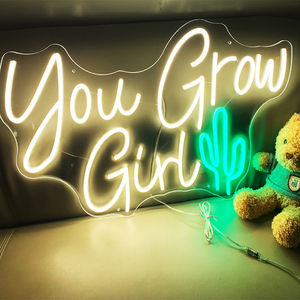Enseigne néon You Glow Girl personnalisée, multicolore, télécommandée, murale, cadeau pour bébé, décoration pour la maison, les fêtes, les voitures, les entreprises et les événements - Product Image 5
