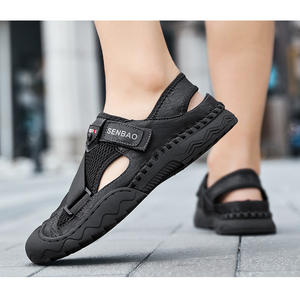 รองเท้าแตะหนังไมโครไฟเบอร์ผู้ชายลดราคา รองเท้าแตะชายหาดสำหรับฤดูร้อน คุณภาพสูง ไซส์ใหญ่พิเศษ - Product Image 5