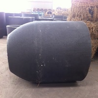 Creusets en carbure de silicium graphite de qualité A, résistants aux hautes températures, 50 kg, pour la fusion du cuivre et de l'aluminium