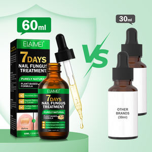 ELAIMEI 60ml 7日ファストネイル真菌治療血清プライベートラベルオリジナルジンジャーネイル修理油ファストネイル成長血清 - Product Image 6