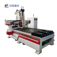 Máquina de Grabado CNC para Trabajar la Madera LANSEN, para el Procesamiento de Muebles de Madera Maciza, Grabado Automático