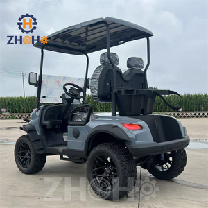 Carrito de <span class=keywords><strong>Golf</strong></span> Eléctrico con Marco de Aluminio <span class=keywords><strong>Gris</strong></span>, 2 Plazas, para Caza, con Motor de 5kw - Product Image 6