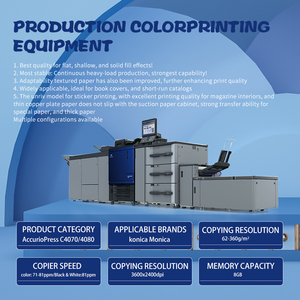 เครื่องพิมพ์ดิจิทัลใหม่/มือสอง สำหรับ <span class=keywords><strong>Konica</strong></span> Minolta AccuriopressC14000 C7090 C4070 C4065 C6085 C1085 3070 2070 1070 เครื่องถ่ายเอกสารและเครื่องพิมพ์ - Product Image 4