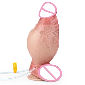 OS-ADLCQZS5017 Inflatable Squirting <b>Dildo</b> Soft Silicone Realistic Huge Penis Female Masturbator Adult Sex Toys Wholesale - Product Image 5