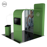 Stand d'exposition pliable modulaire léger et portable Yota de 10 pieds pour salons professionnels en intérieur