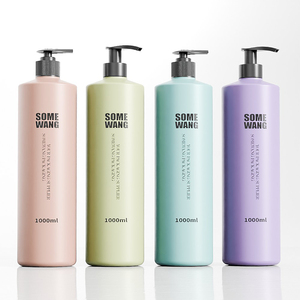 1000ML 1 Lít Bán Buôn Dầu Gội Đầu Và Điều Hòa Chai Rỗng Màu Xanh Lá Cây Mỹ Phẩm Cơ Thể Lotion Chai HDPE Chai Nhựa - Product Image 1