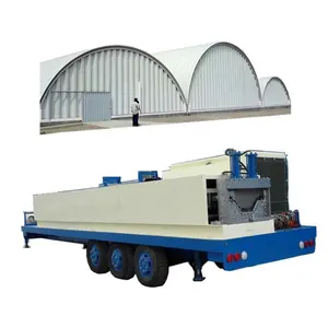 600-305 K Q span curve roof rolling forming machine Big K Span For Building Machine