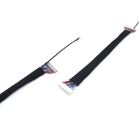 YZlink Kunden spezifische Kabelbaum-Montage DF14-20P LVDS-Kabel 40-poliges LCD-Bildschirm-Panel-Kabel