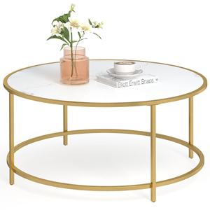 <span class=keywords><strong>VASAGLE</strong></span>-<span class=keywords><strong>Table</strong></span> de salon moderne en métal avec plateau en bois, <span class=keywords><strong>table</strong></span> <span class=keywords><strong>basse</strong></span> <span class=keywords><strong>ronde</strong></span> pour décoration de chambre - Product Image 1