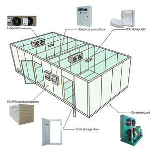 Large Capacity 500T Cold Room Warehouse Commercial <strong>Refrigeration</strong> <strong>for</strong> <strong>Fruit</strong> <strong>and</strong> <strong>Vegetable</strong> Storage - Product Image 1