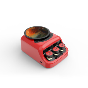 Mini altavoz Bluetooth retro inteligente de alta calidad con diseño de CD especial de luz colorida que gira cuando se reproduce música - Product Image 4