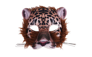 Accesorio de máscara de animal de Pascua para fiesta de disfraces Máscara de Tigre de media cara Fiesta de disfraces <span class=keywords><strong>Festival</strong></span> Prop Fiestas temáticas - Product Image 5