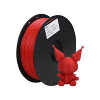 Filamen Printer 3D PLA+ 1.75mm 1kg Merah Mengkilap PLA Plus untuk Pencetakan 3D FDM OEM ODM Grosir Pesanan Massal